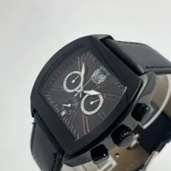 美品✨】SONNE ブラック スクエア 腕時計動作確認 S161 クロノグラフ 