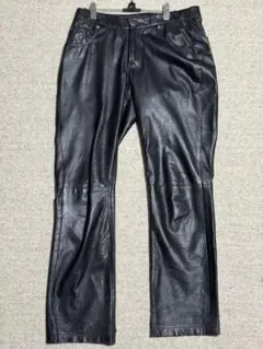 Toby Tailor ブラックレザーパンツ