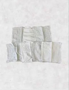 「ベビー ガーゼハンカチ 7枚セット よだれふき 沐浴 新生児 まとめ売り