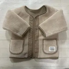 BEAMS mini ボアジャケット 100cm ベージュ
