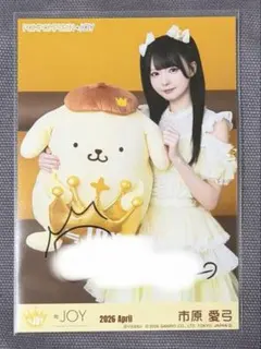 ≒JOY ニアジョイ 市原愛弓 直筆サイン 生写真 ポムポムプリン