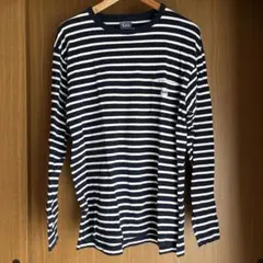 Lee Lサイズ ストライプ長袖カットソー