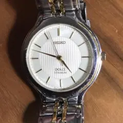 SEIKO DOLCE 8N51-6010 シェル文字盤 稼働 訳あり ローマン - メルカリ