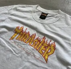 80s 90s THRASHER フレイムロゴ Tシャツ ヴィンテージ USA - メルカリ