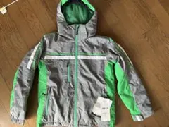 フェニックス子供用スキーウェア グレー/グリーン サイズ14