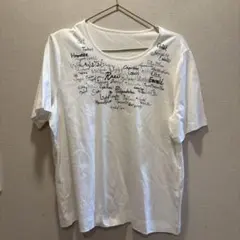 レリアン美品Swarovski 半袖Tシャツ ホワイト コットン100%13号のサムネイル