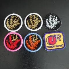 【値下げ捨てます】刺繍ワッペン 6枚セット