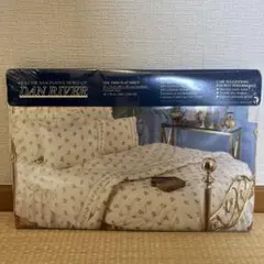 新品未開封　アメリカ製 ヴィンテージ　フラットシーツ　DAN RIVER 花柄