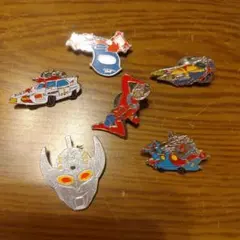 昭和レトロ ウルトラマン　怪獣 小学館　ピンバッジセット(26個) 小学館ウルトラ怪獣ピンバッジ 6個セット 昭和レトロ - メルカリ
