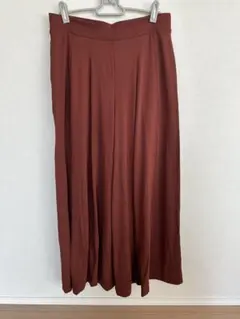 UNIQLO ブラウン ガウチョパンツ L