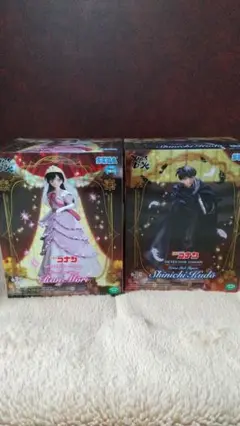 名探偵コナンXrossLinkフィギュア 工藤新一 毛利蘭 セット