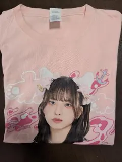 三品瑠香 顔面TシャツLサイズ(わーすた)のサムネイル
