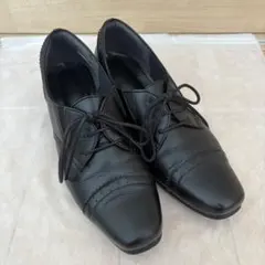 うさぎや 本革 レースアップシューズ 22.5cm