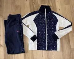 Puma プーマ ジャージ 上下 セット セットアップ レオパード ドット柄 L