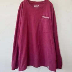 美品✨ Carhartt カーハート ポケットロンT ボルドー M 海外古着