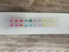 カラフルハート耳つぼジュエリー 20個入り