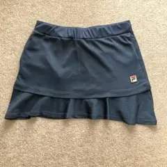 FILA ネイビー テニススカート フリル付き