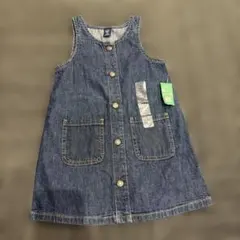 【新品未着用】baby GAP デニムワンピース 3歳　90〜100㎝　タグ付き