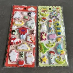 ディズニー トイ・ストーリー ベイマックス　シール 2シートセット