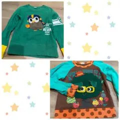 トレーナー 緑 グリーン 120 セット まとめ スウェット 男の子 女の子