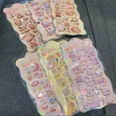 【新品未開封】おしりぷにぷにシール アニマルズ 全6種類 6枚セット
