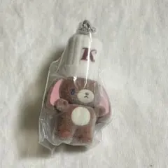산리오 キャラクターズ実写版ミニチュアチャーム くろうさ シュガーバニーズ