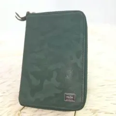 PORTER ポーター ワンダー 2つ折りラウンドジップ 迷彩 カモフラ