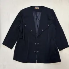 00‘s vintage ノーカラージャケット　アーカイブ　グランジ　y2k