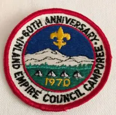 ボーイスカウト 70s インランド・エンパイア・カウンシル 60周年記念パッチ