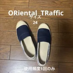 ORientalTRaffic 美品 サイズ24 紺色走れるパンプス 春物
