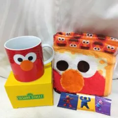 ☆エルモ 記念マグカップ＆タオルセット