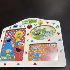セサミストリート フォトフレーム 木製
