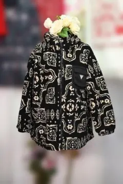 新品更にOFF❤ 裏キルティング仕様 ゆったり3L相当 ボアフリースジャケット