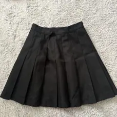 ブラック プリーツスカート S WEGO