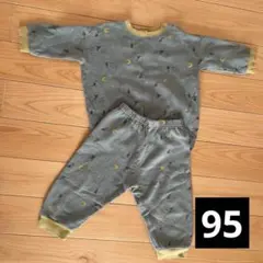 子ども用パジャマ　ムーミンパジャマ　裏起毛　95