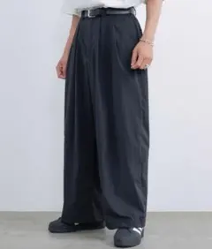 ワイドスラックス ワイドパンツ