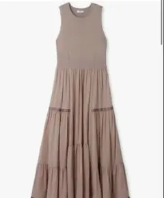 フレイ アイディー ニットコンビティアードワンピース