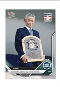 イチロー 2025 Topps Now No. 474 野球殿堂入り
