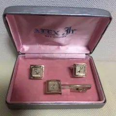 ATEX Jr. カフスボタン ネクタイピン セット