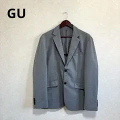 GU ジーユー テーラードジャケット 背抜き 大きいサイズ グレー XL