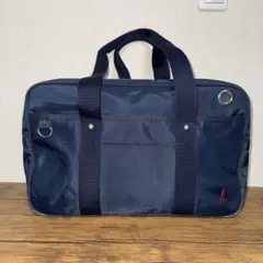 スクールバッグ　ネイビー ナイロン