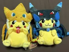 メガリザードンX Y ポンチョ ピカチュウ ぬいぐるみ