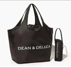DEAN & DELUCA ブラックエコバッグ レジかご 保冷ボトルケース 付録のサムネイル