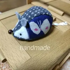 ミナペルホネン⭐handmade⭐はりねずみ君ピンクッション