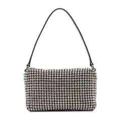 alexanderwang シルバーストーンパーティーバッグ alexanderwang パーティーバッグ シルバー ストーン装飾