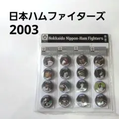 未使用　レア　日ハム　日本ハムファイターズ　バッジセット　2003　ヒルマン新庄