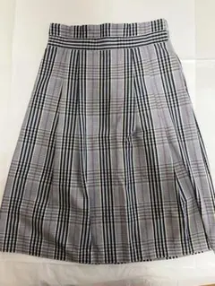 UNTITLED チェック柄 フレアスカート サイズ2
