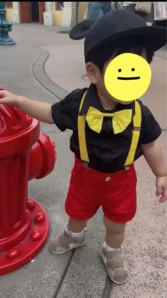 ディズニー バンビ とんすけ 着ぐるみ ロンパース 赤ちゃん ベビー 