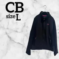 CB【L】ジップアップジャケット 黒 海外古着