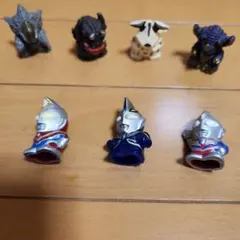 ウルトラマン&怪獣 ソフビ指人形 7体セット